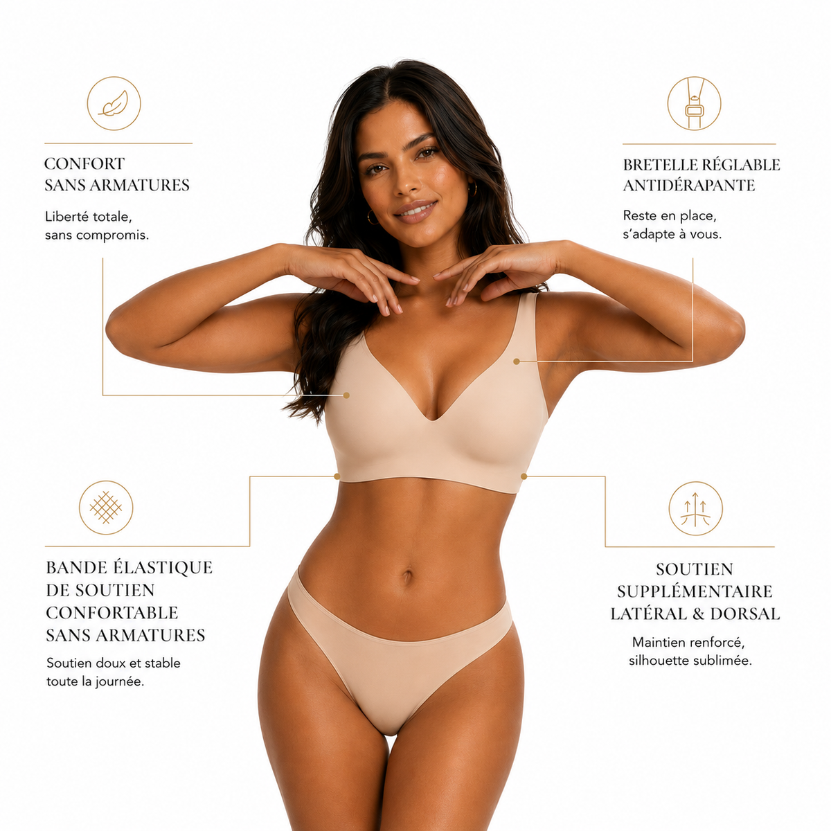 Novera SKIN Soutien Gorge Seconde peau