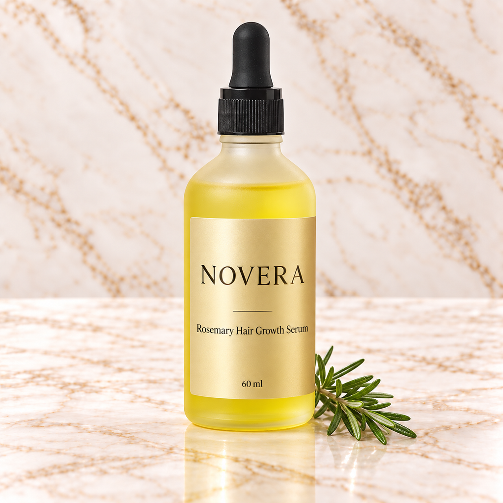 Sérum au romarin pour la pousse des cheveux